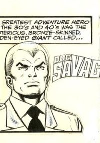 Doc Savage on the Funny Pages